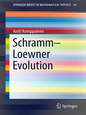 cover image of Schramm–Loewner Evolution